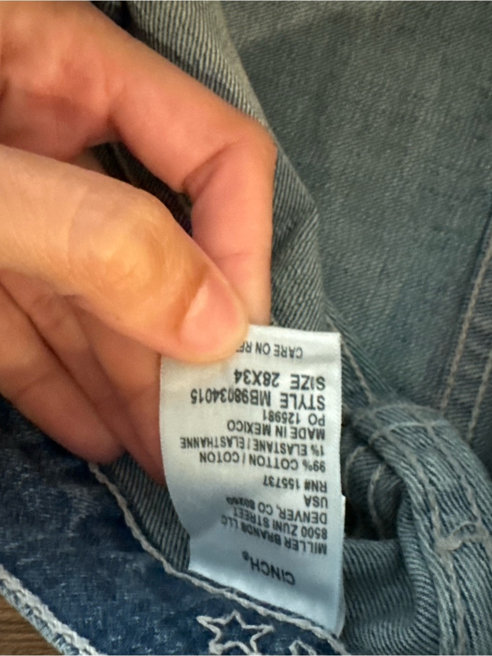 Cinch Men's Silver Label Jeans - Medium Blue Wash - Picture 2 of 4